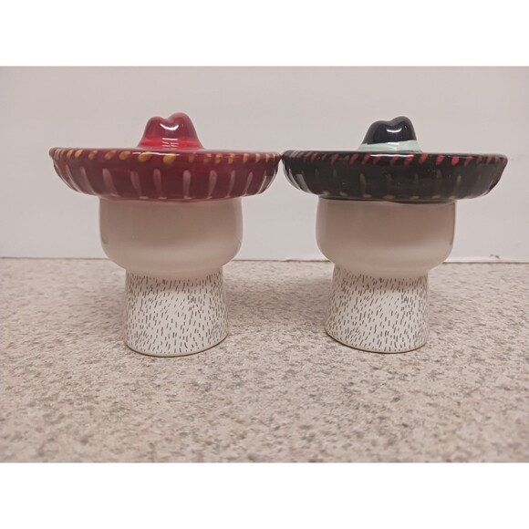 Dia de los Muertos Day of the Dead Salt And Pepper Shakers Halloween Skulls - Picture 4 of 5
